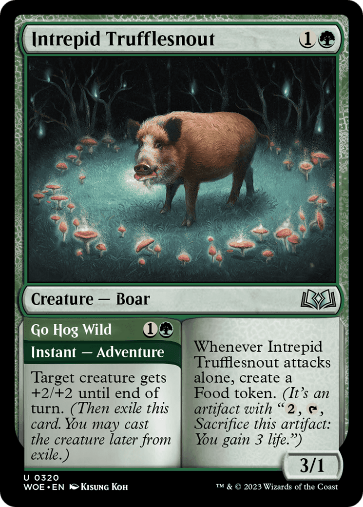 Intrepid Trufflesnout // Go Hog Wild [Wilds of Eldraine]-1