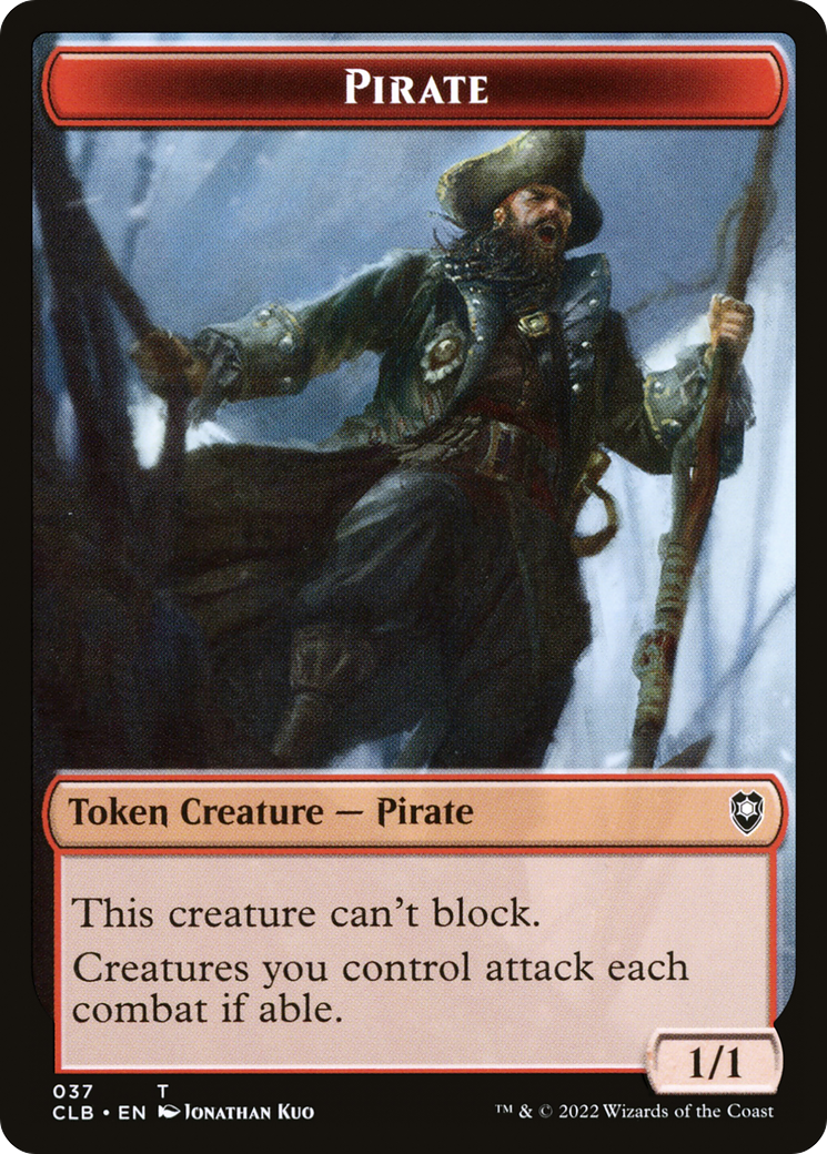 Pirate (TCLB-037) - Battle for Baldur's Gate Tokens-1