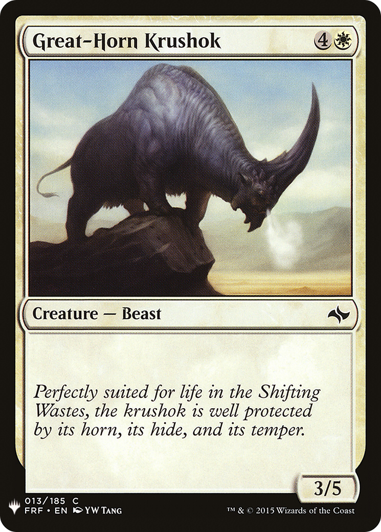 Great-Horn Krushok [Mystery Booster]-1