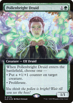 Pollenbright Druid (Extended Art) [Secret Lair Drop Series]-1