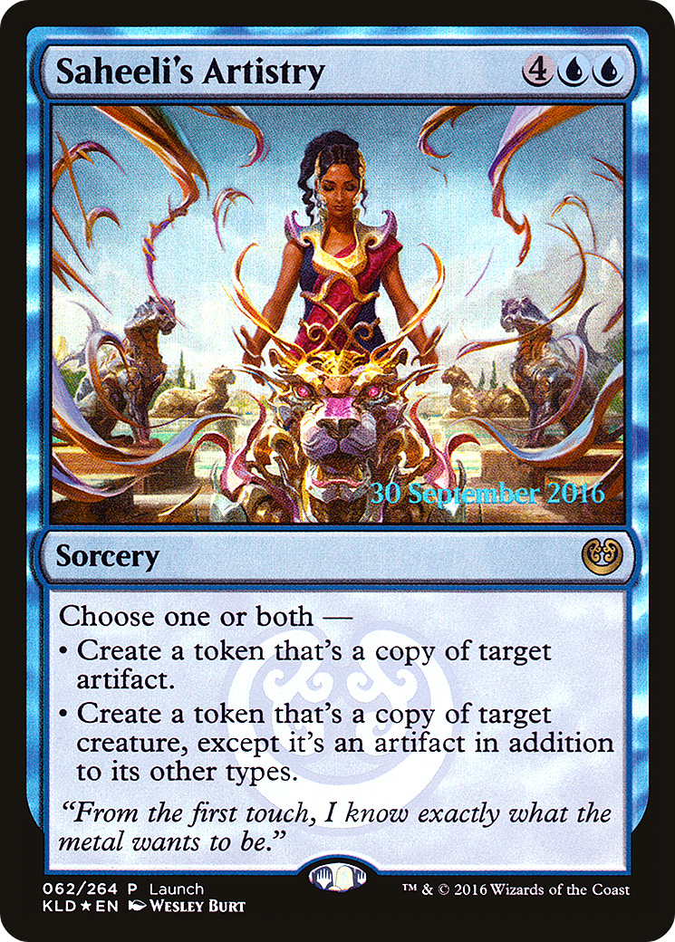 Saheeli's Artistry (Launch) [Kaladesh Promos]-1