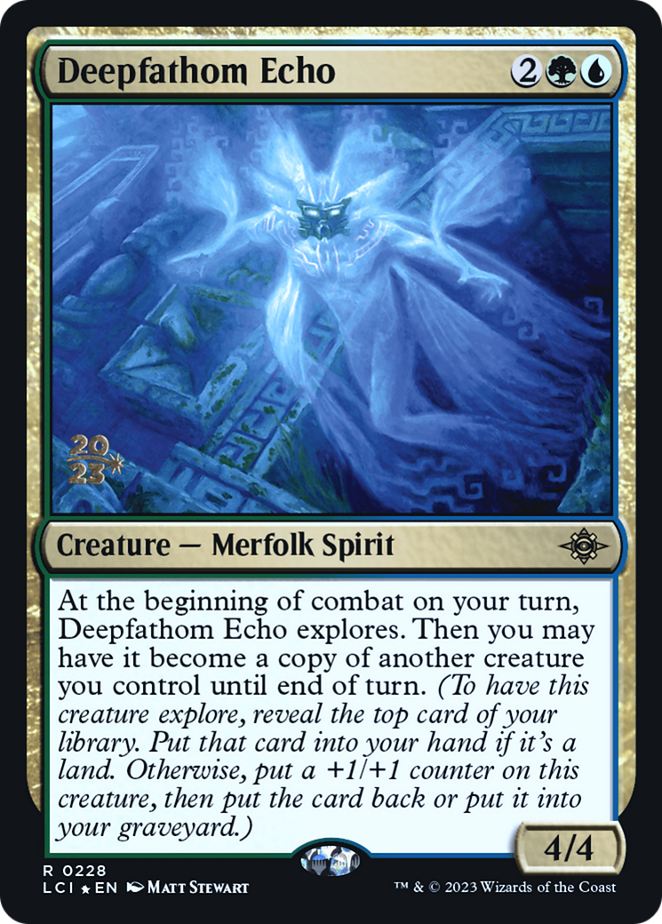 Deepfathom Echo [The Lost Caverns of Ixalan Prerelease Cards]-1