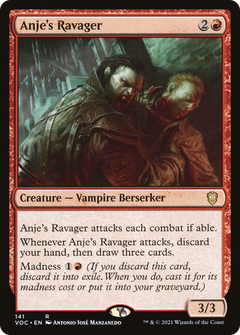Anje's Ravager [Innistrad: Crimson Vow Commander]-1