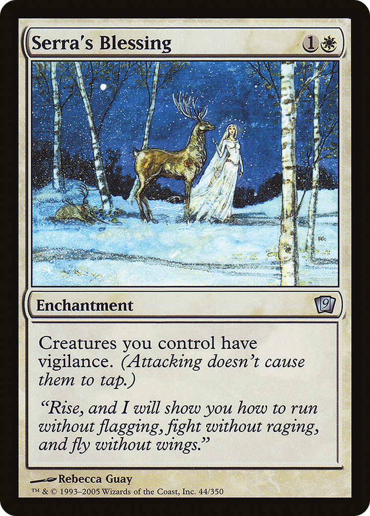 Serra's Blessing (9ED-) - 9th Edition Foil-1