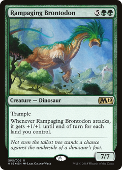 Rampaging Brontodon [Magic 2019 Gift Pack]-1