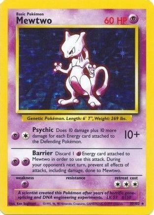 Mewtwo (10/102) [Base Set Unlimited]-1