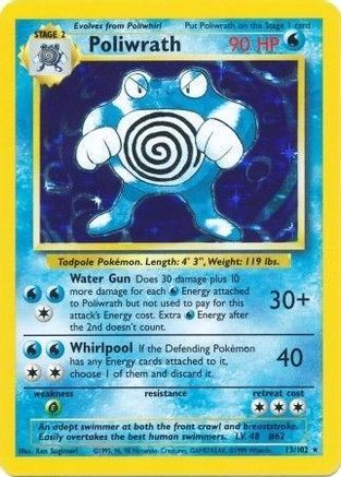 Poliwrath (13/102) [Base Set Unlimited]-1