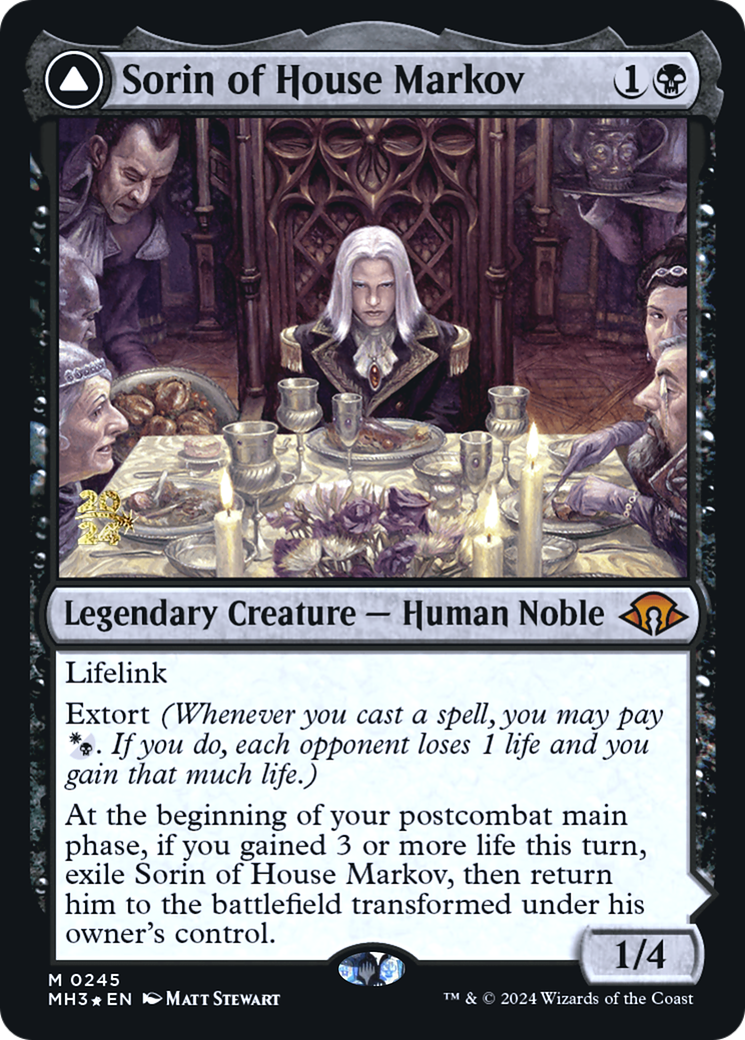 Sorin of House Markov [Modern Horizons 3 Prerelease Promos]-3