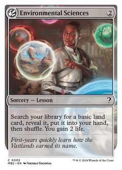 Environmental Sciences (White Border) [Mystery Booster 2]-1