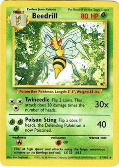Beedrill (17/102) [Base Set Unlimited]-1