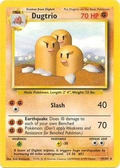 Dugtrio (19/102) [Base Set Unlimited]-1