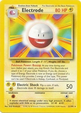 Electrode (21/102) [Base Set Unlimited]-1