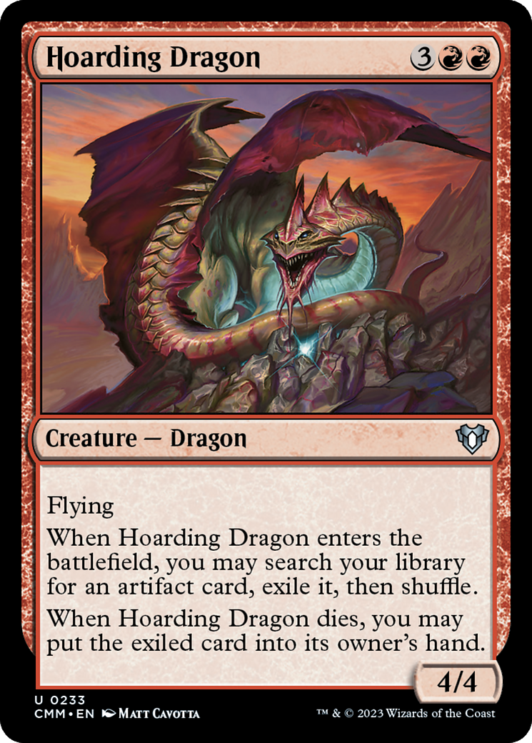Hoarding Dragon [Commander Masters]-1