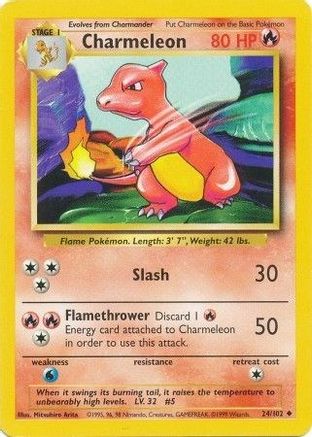 Charmeleon (24/102) [Base Set Unlimited]-1