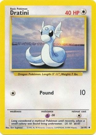 Dratini (26/102) [Base Set Unlimited]-1
