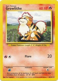 Growlithe (28/102) [Base Set Unlimited]-1