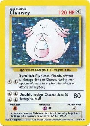 Chansey (3/102) [Base Set Unlimited]-1