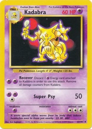Kadabra (32/102) [Base Set Unlimited]-1