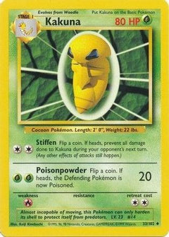 Kakuna (33/102) [Base Set Unlimited]-1