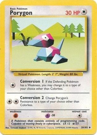Porygon (39/102) [Base Set Unlimited]-1