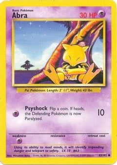 Abra (43/102) [Base Set Unlimited]-1