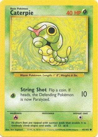 Caterpie (45/102) [Base Set Unlimited]-1