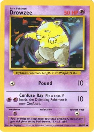 Drowzee (49/102) [Base Set Unlimited]-1