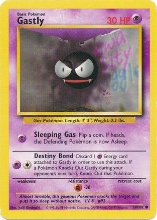 Gastly (50/102) [Base Set Unlimited]-1