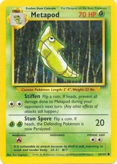 Metapod (54/102) [Base Set Unlimited]-1