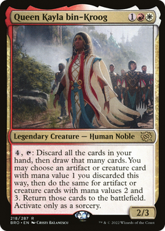 Queen Kayla bin-Kroog (Promo Pack) [The Brothers' War Promos]-1