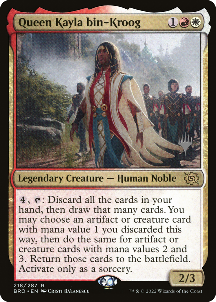 Queen Kayla bin-Kroog (Promo Pack) [The Brothers' War Promos]-1