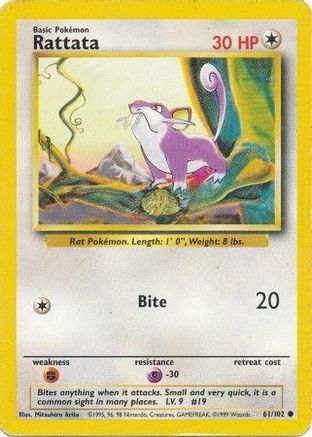 Rattata (61/102) [Base Set Unlimited]-1