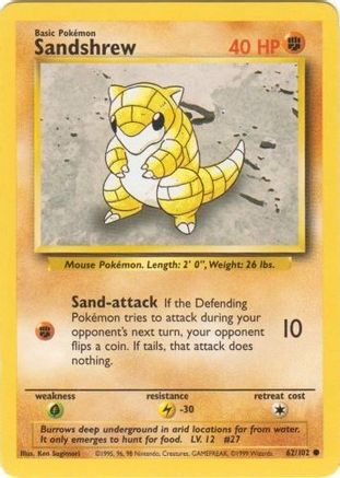 Sandshrew (62/102) [Base Set Unlimited]-1
