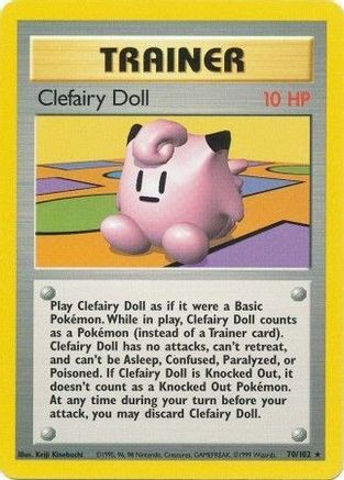 Clefairy Doll (70/102) [Base Set Unlimited]-1
