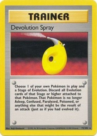 Devolution Spray (72/102) [Base Set Unlimited]-1