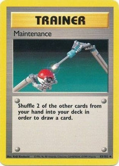 Maintenance (83/102) [Base Set Unlimited]-1