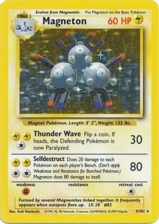 Magneton (9/102) [Base Set Unlimited]-1