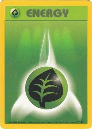 Grass Energy (99/102) [Base Set Unlimited]-1