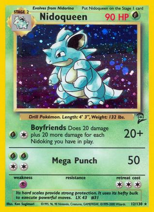 Nidoqueen (12/130) [Base Set 2]-1