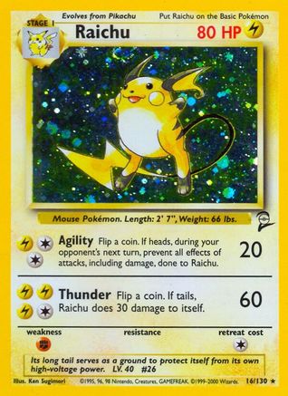 Raichu (16/130) [Base Set 2]-1