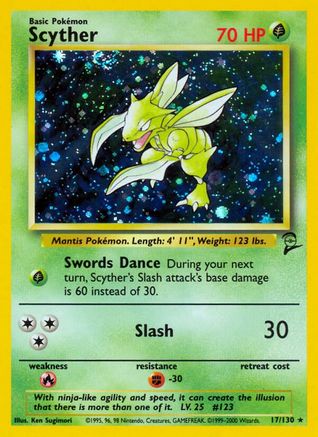 Scyther (17/130) [Base Set 2]-1