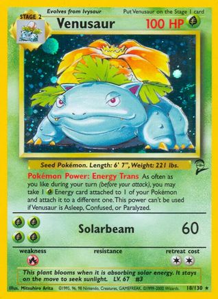 Venusaur (18/130) [Base Set 2]-1