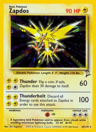 Zapdos (20/130) [Base Set 2]-1