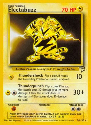 Electabuzz (24/130) [Base Set 2]-1