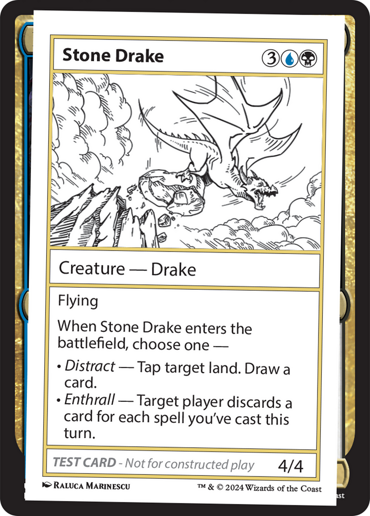 Stone Drake [Mystery Booster 2 Playtest Cards]-1