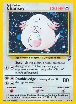 Chansey (3/130) [Base Set 2]-1