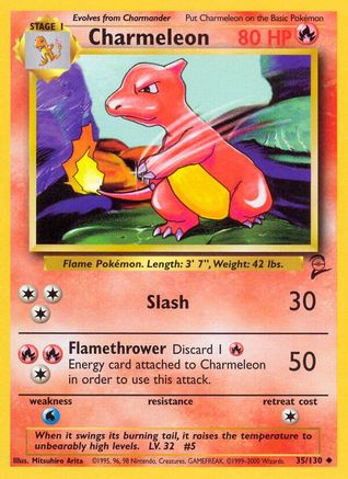 Charmeleon (35/130) [Base Set 2]-1