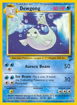 Dewgong (36/130) [Base Set 2]-1