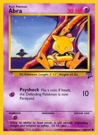 Abra (65/130) [Base Set 2]-1