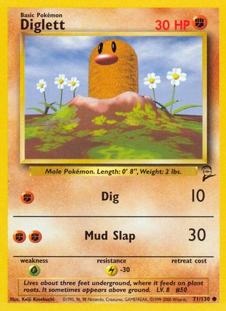 Diglett (71/130) [Base Set 2]-1
